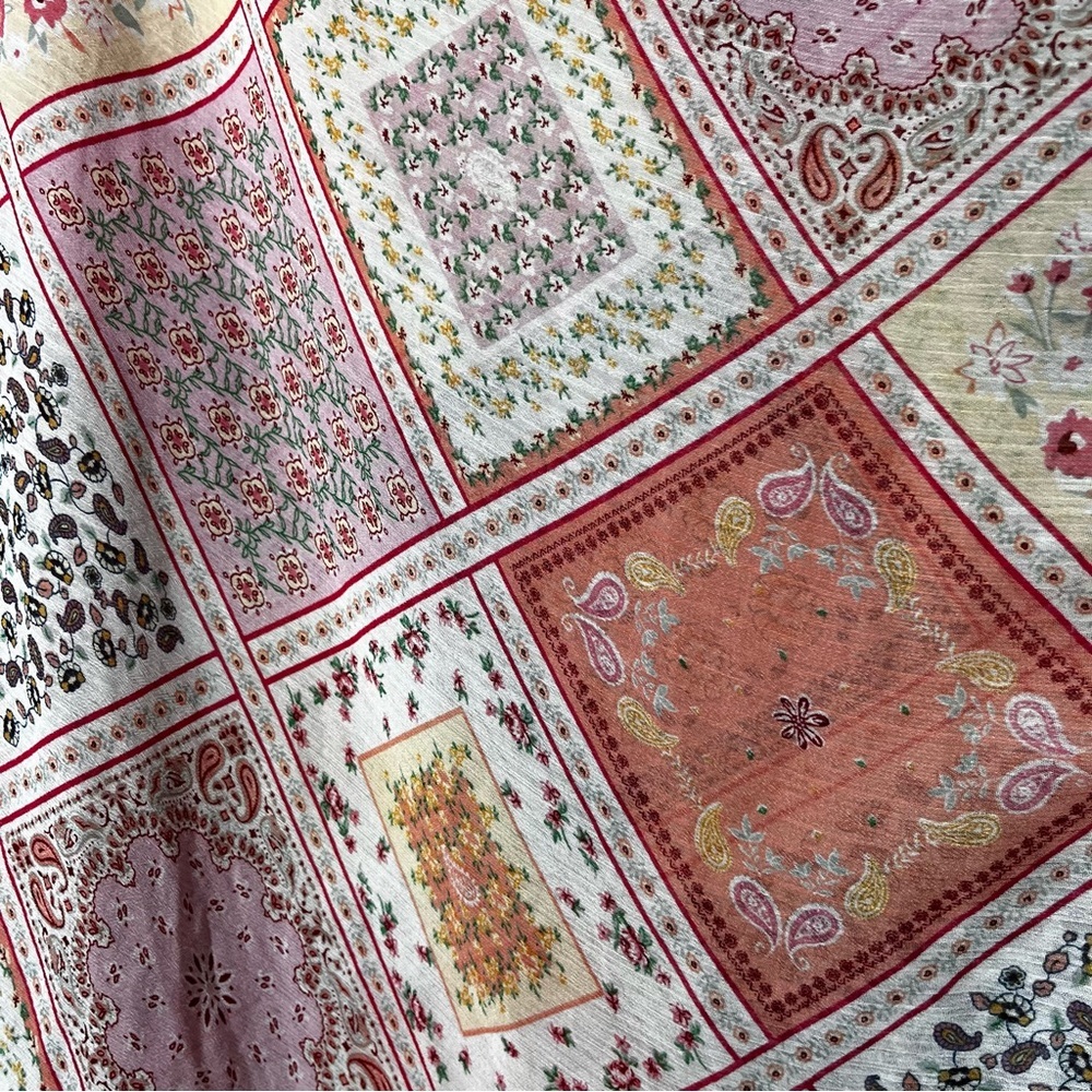 Earthbound Women Mixed Print Patchwork Floral Dus… - image 3